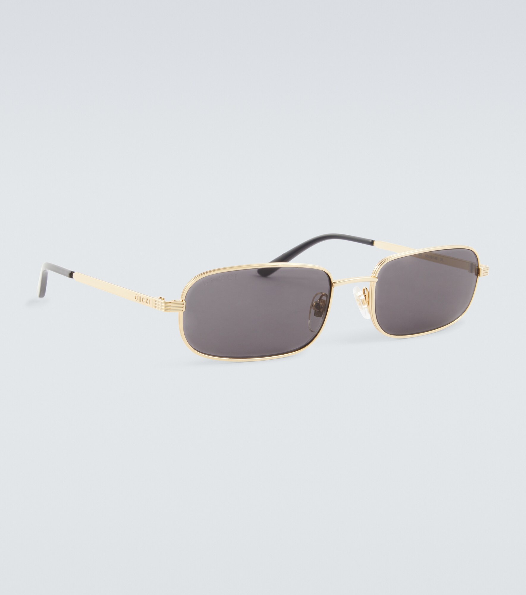 Logo rectangular sunglasses - 4