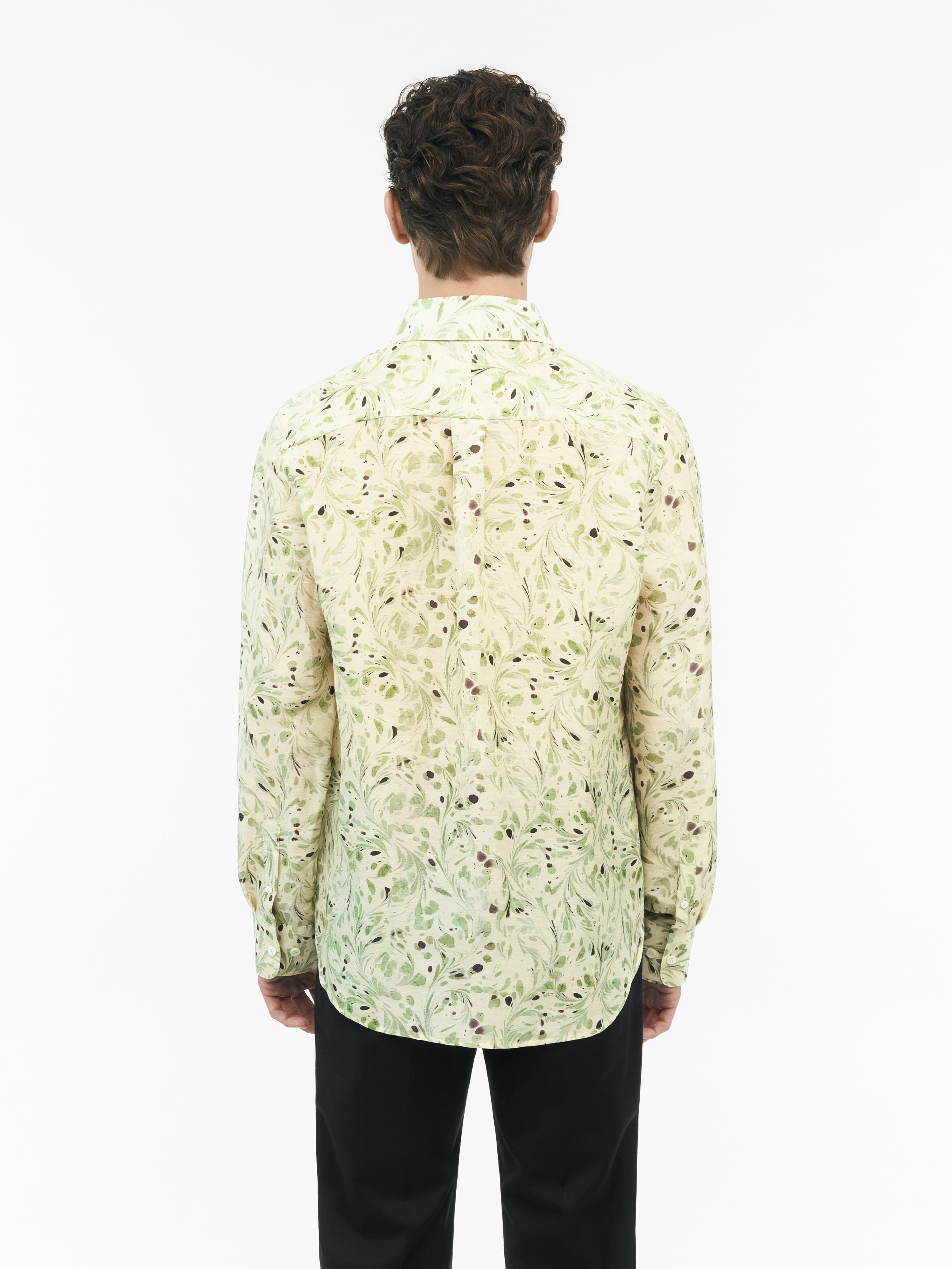 Bennett Linen Print Shirt - 4