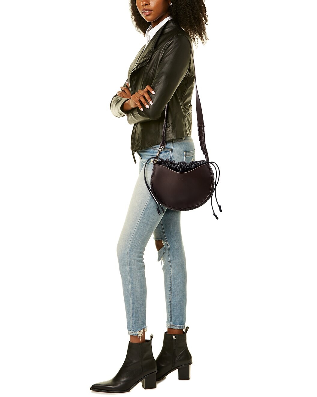 Chloé Mate Small Leather Hobo Bag - 4