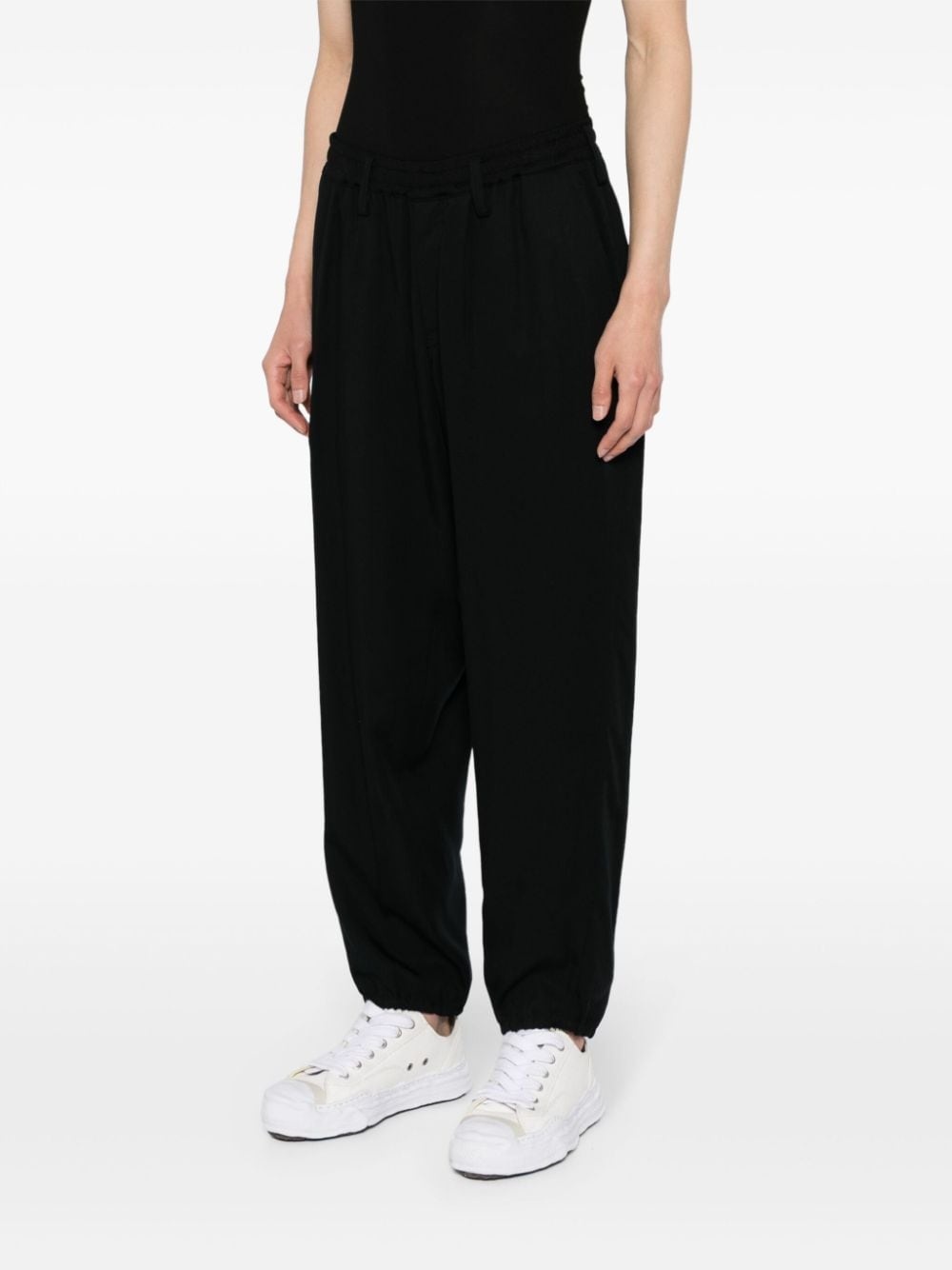 high-waist tapered trousers - 3
