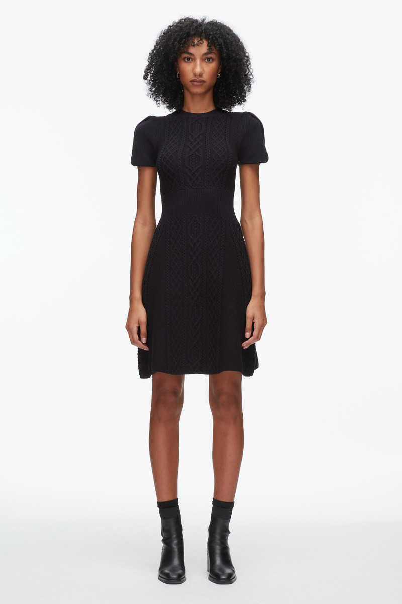 3.1 Phillip Lim Cable Mix Tulip Dress outlook