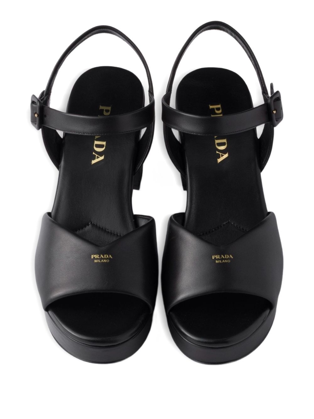 65mm buckle-strap platform sandals - 4