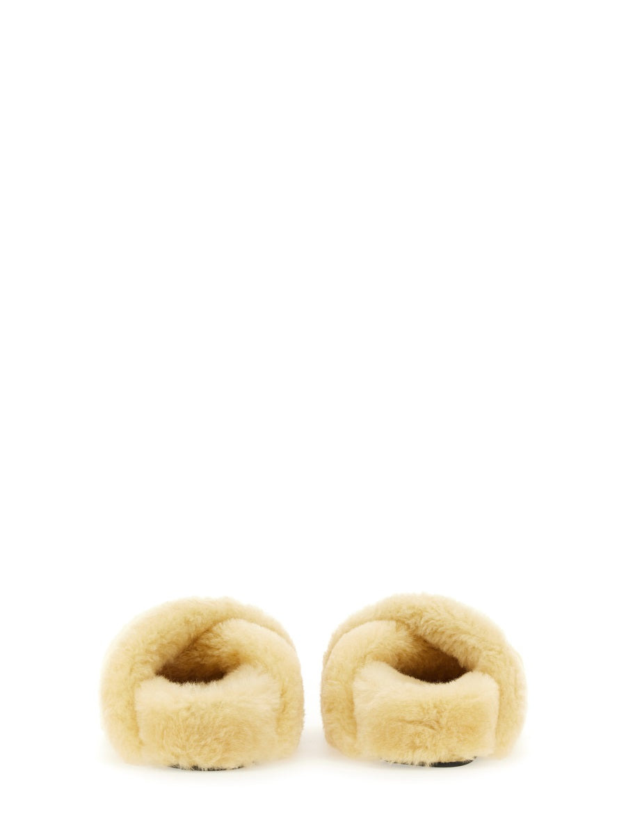 Jil Sander Women Shearling Sandal - 3