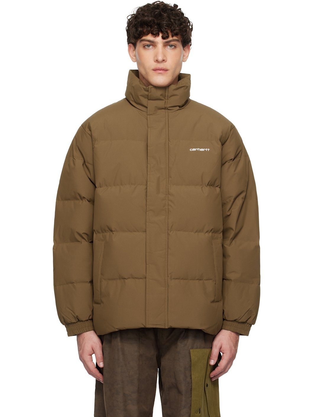 Brown Danville Down Jacket - 1