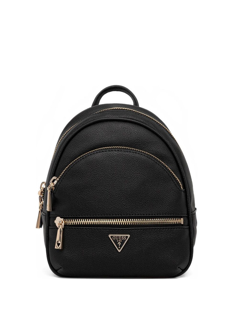 zip logo-plaque backpack 1