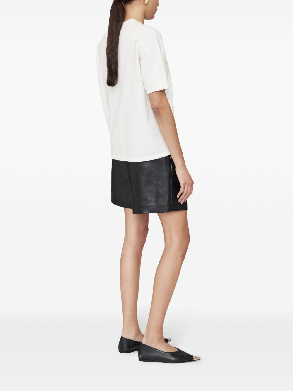 logo-print cotton t-shirt - 3