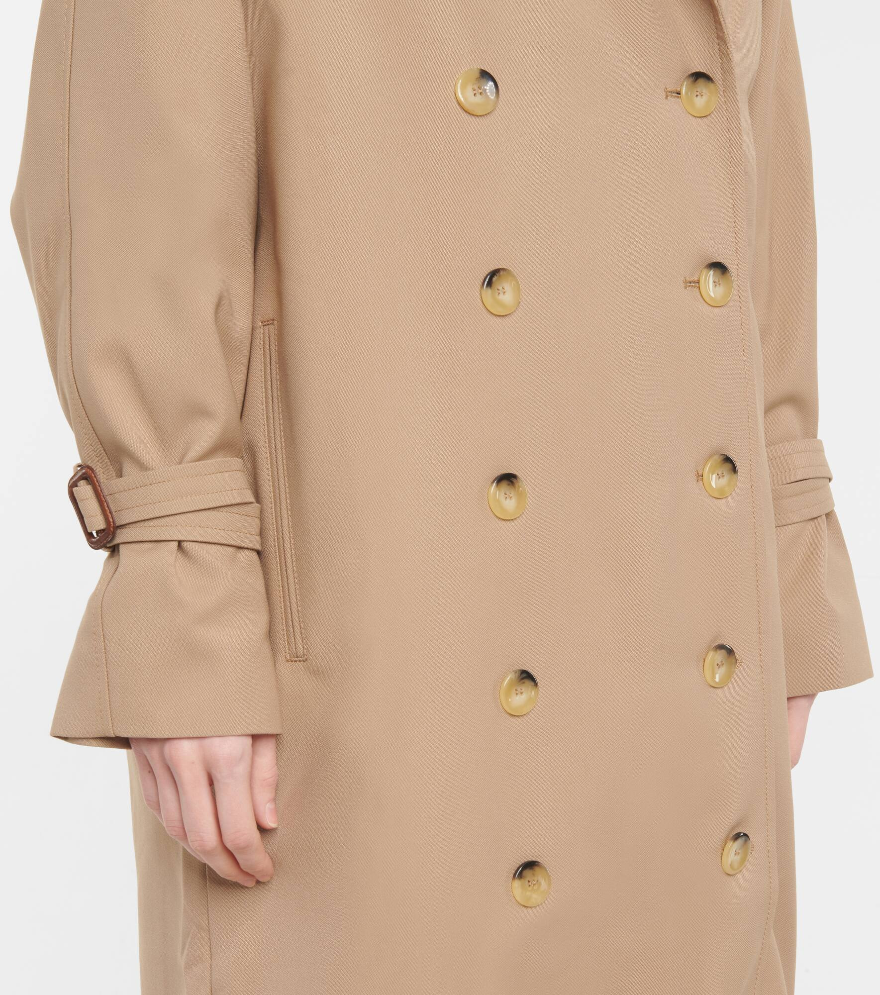 Signature cotton-blend trench coat - 5