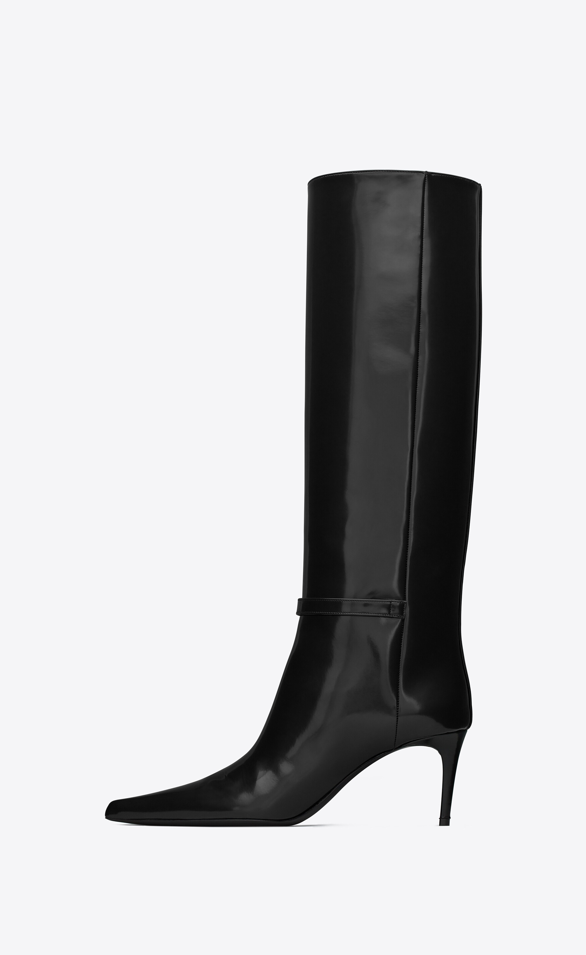 lee boots in glazed leather - 4