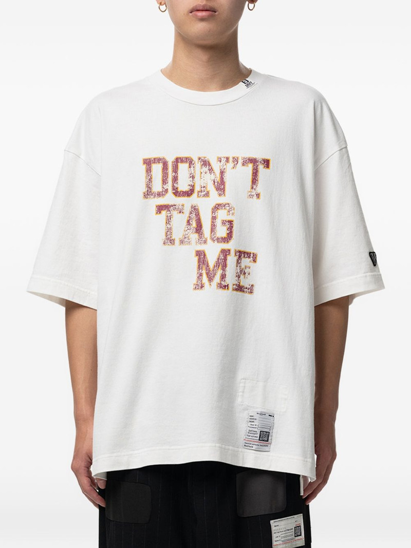 Maison MIHARAYASUHIRO Don't Tag Me printed T-shirt outlook