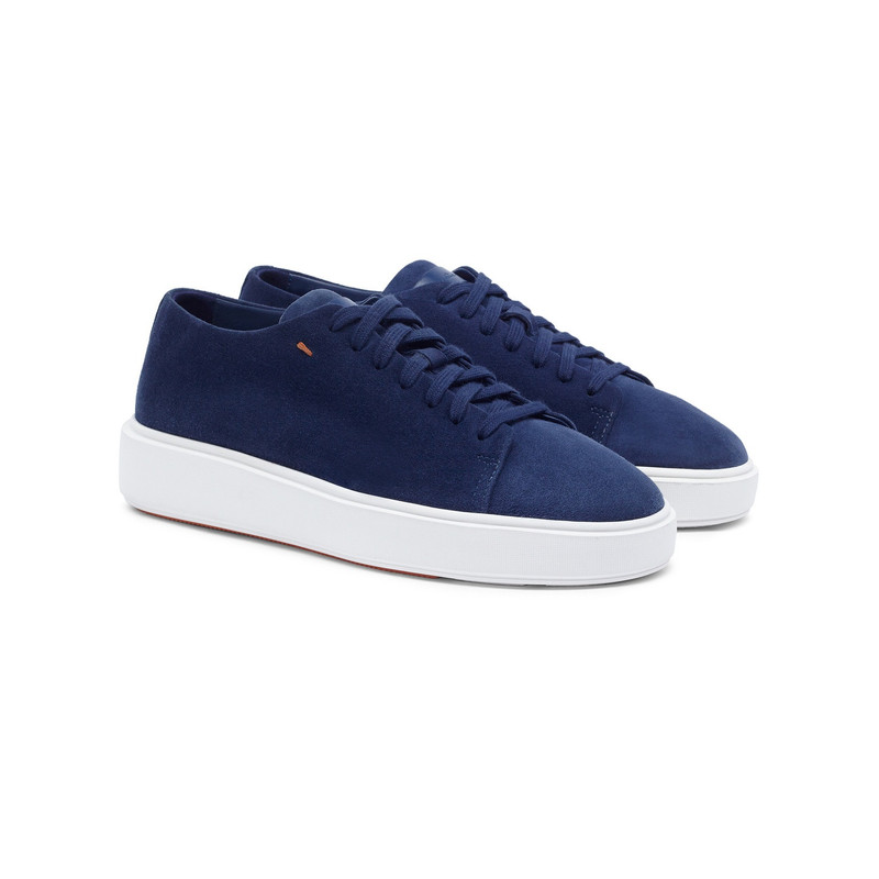 Women’s blue suede sneaker 3
