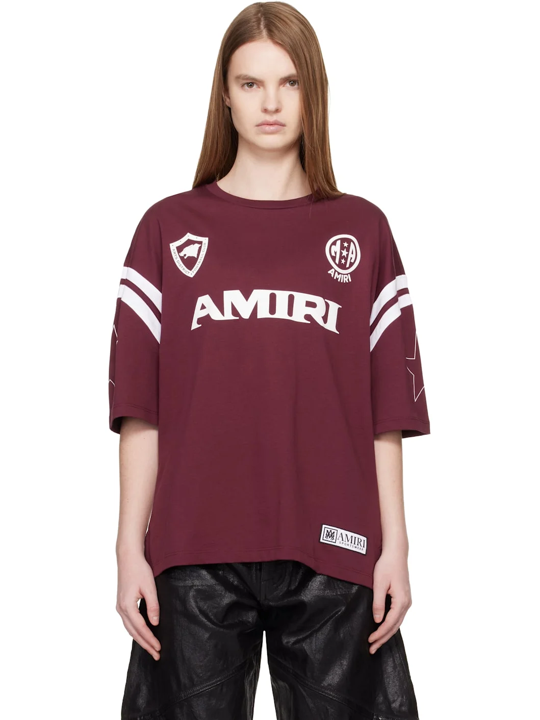 Red 'AMIRI' Sport T-shirt - 1