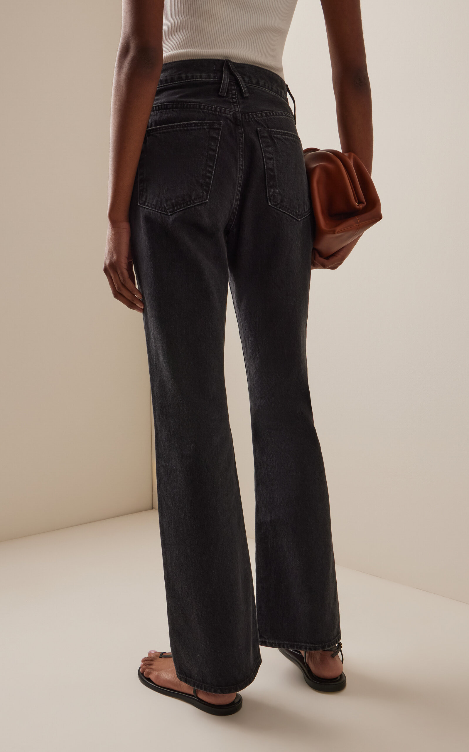Anita Rigid High-Rise Bootcut Jeans black - 4
