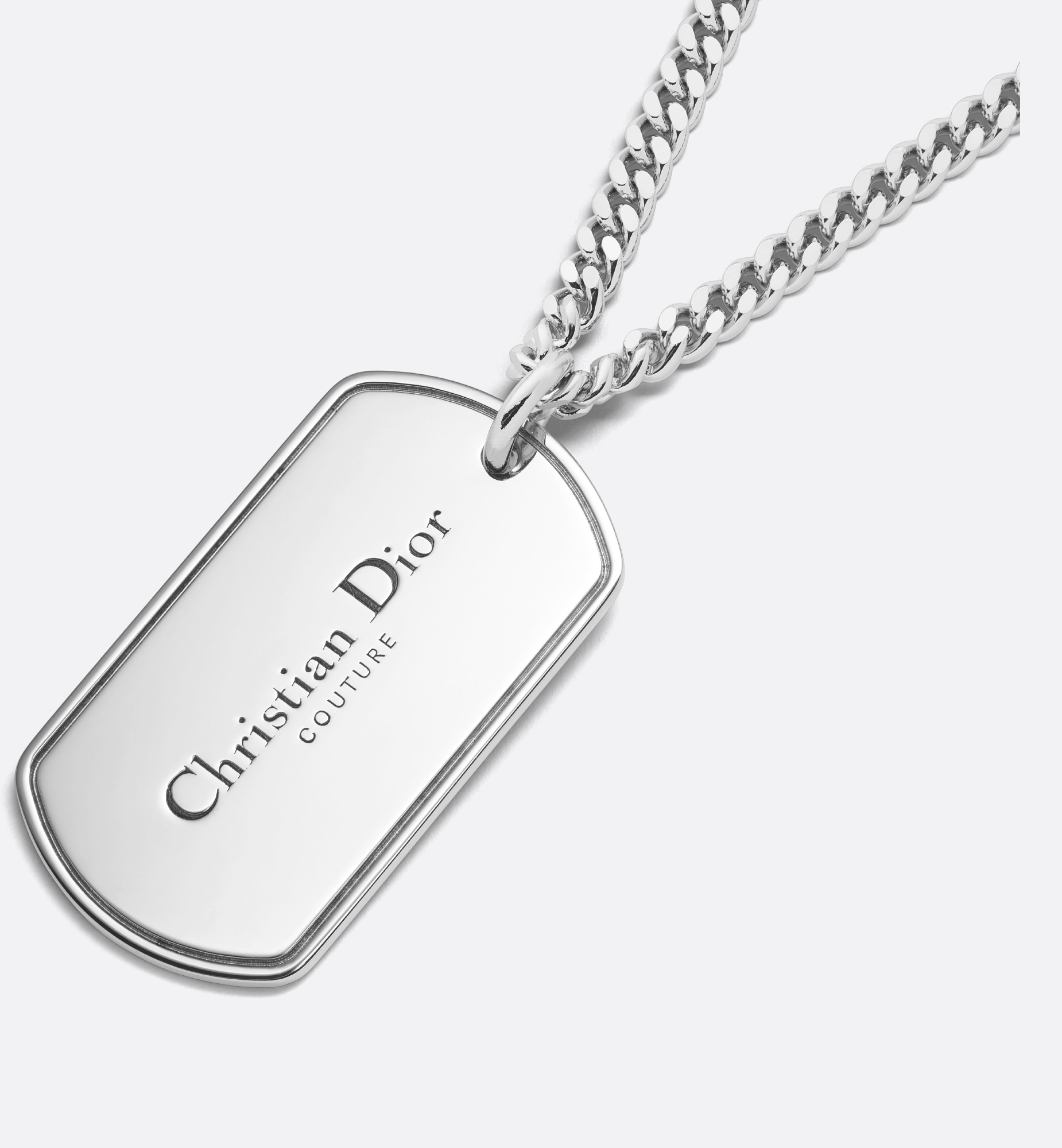 CD Couture Plate Pendant Necklace - 3