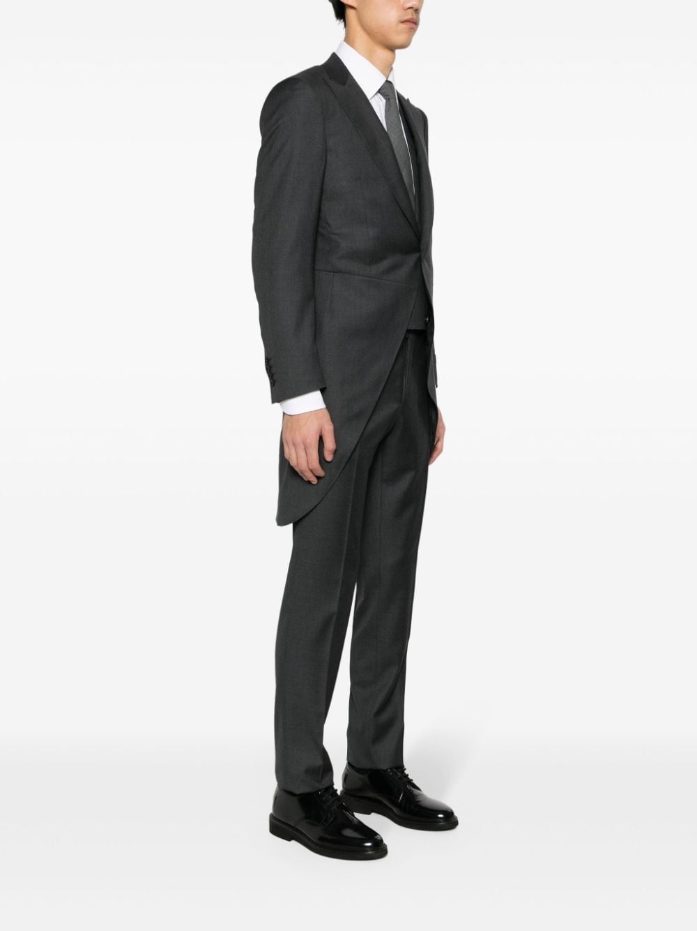 single-breasted wool suit - 3