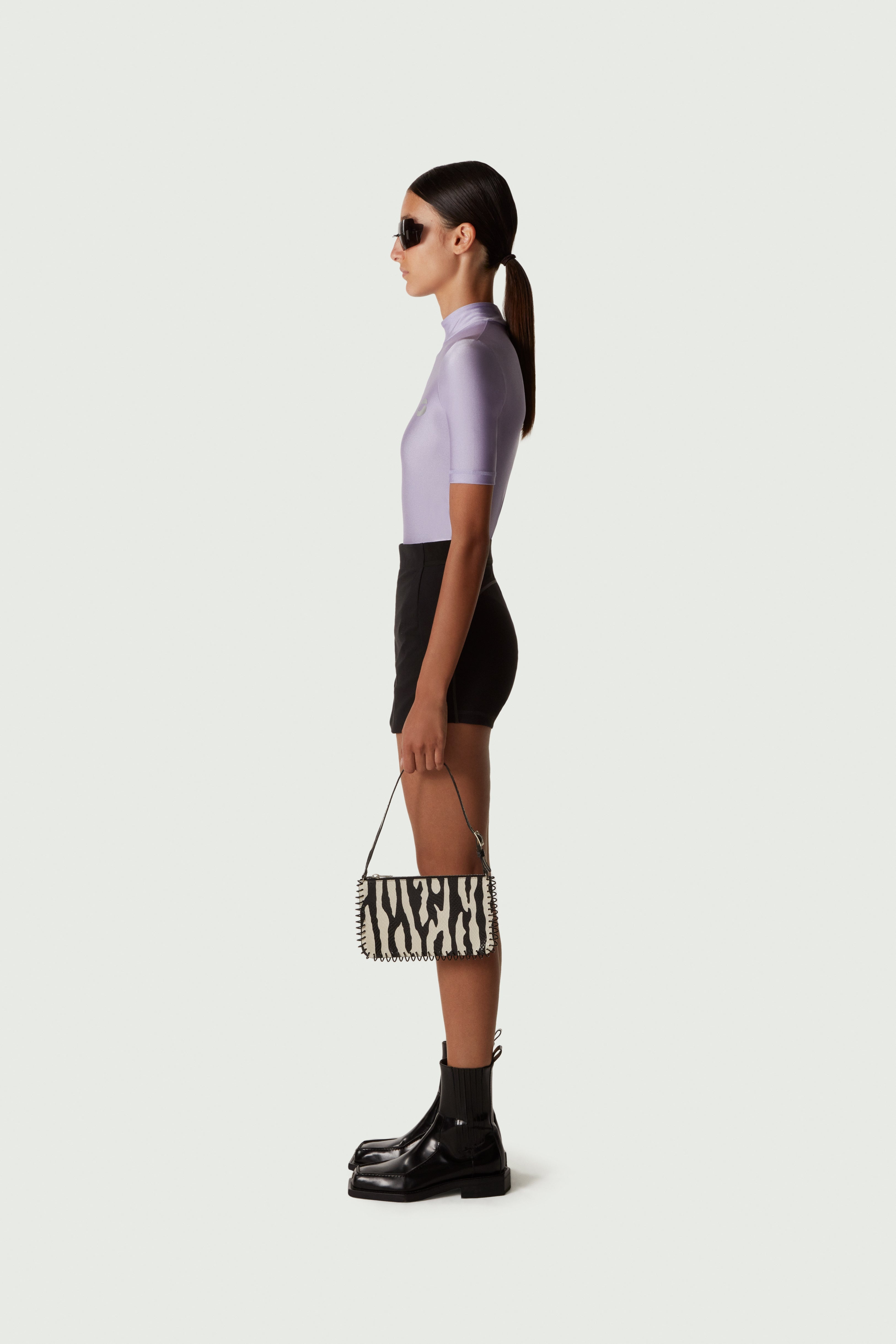 High Neck Fitted Top - 3