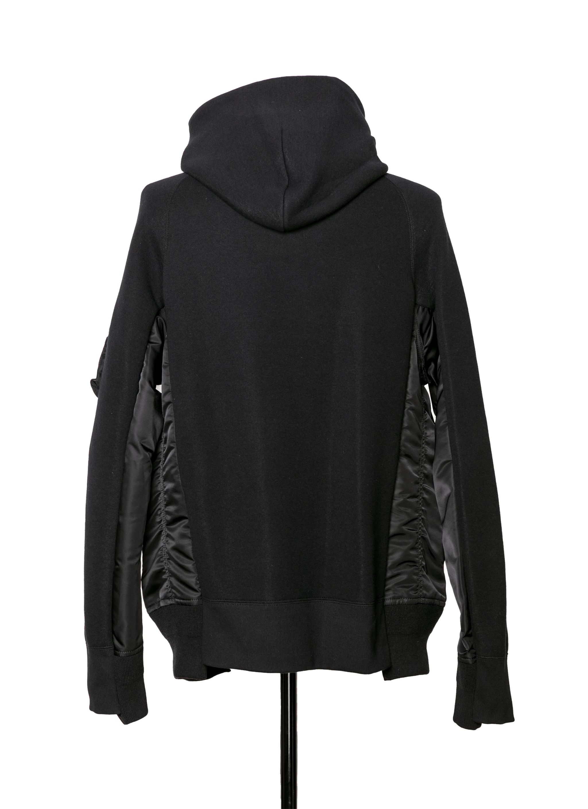 Sponge Sweat x Nylon Twill Hoodie - 3