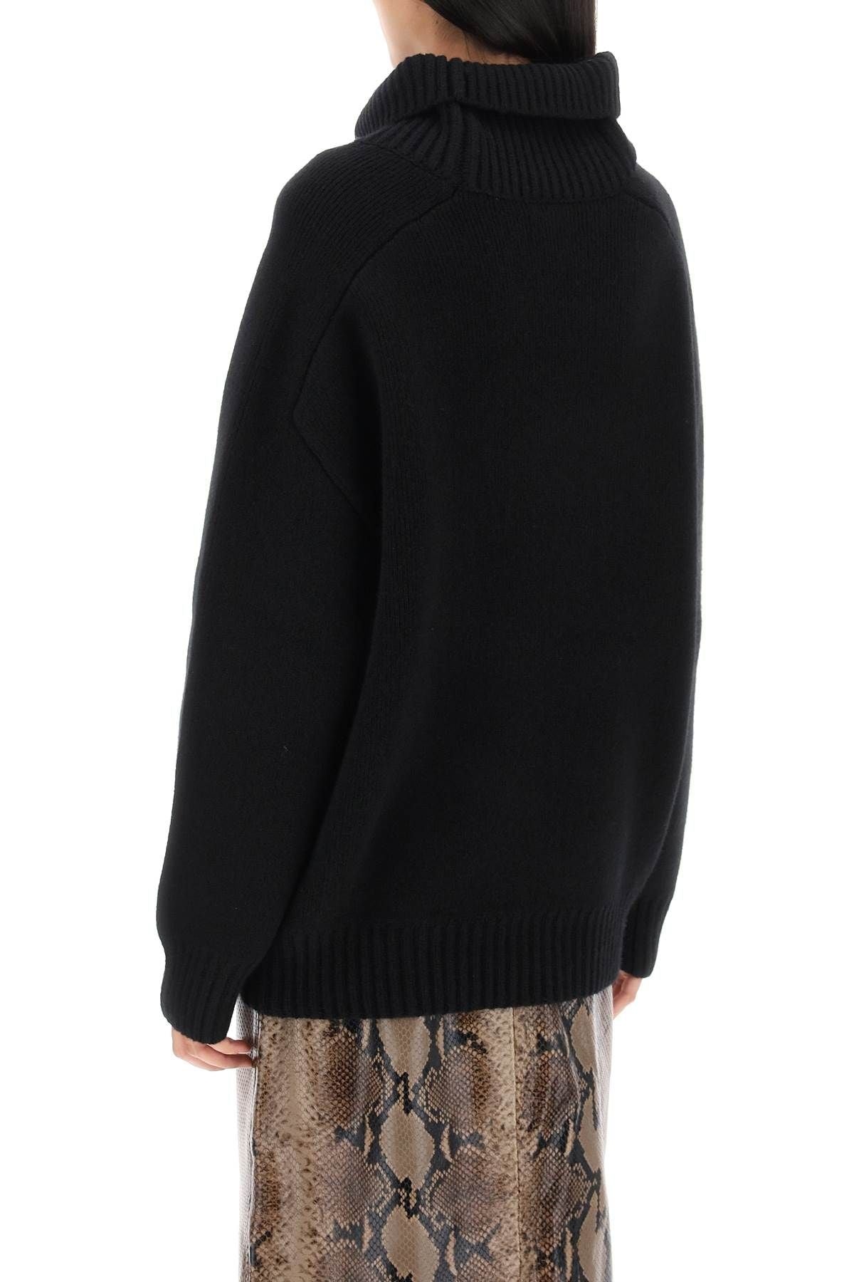 'LANDEN' OVERSIZED FUNNEL-NECK SWEATER - 9