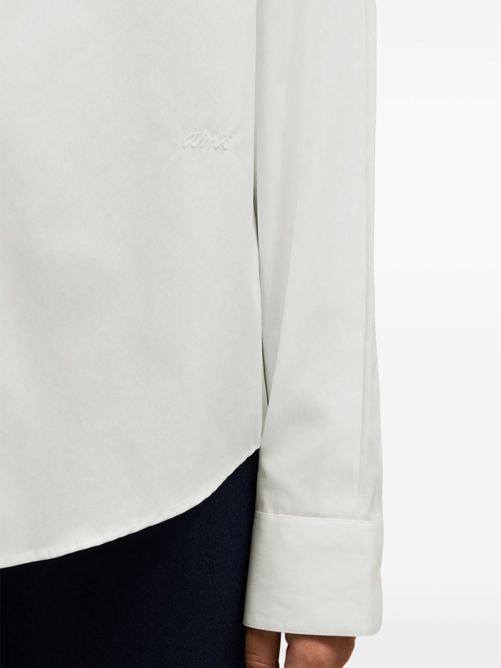 boxy-fit cotton shirt - 7
