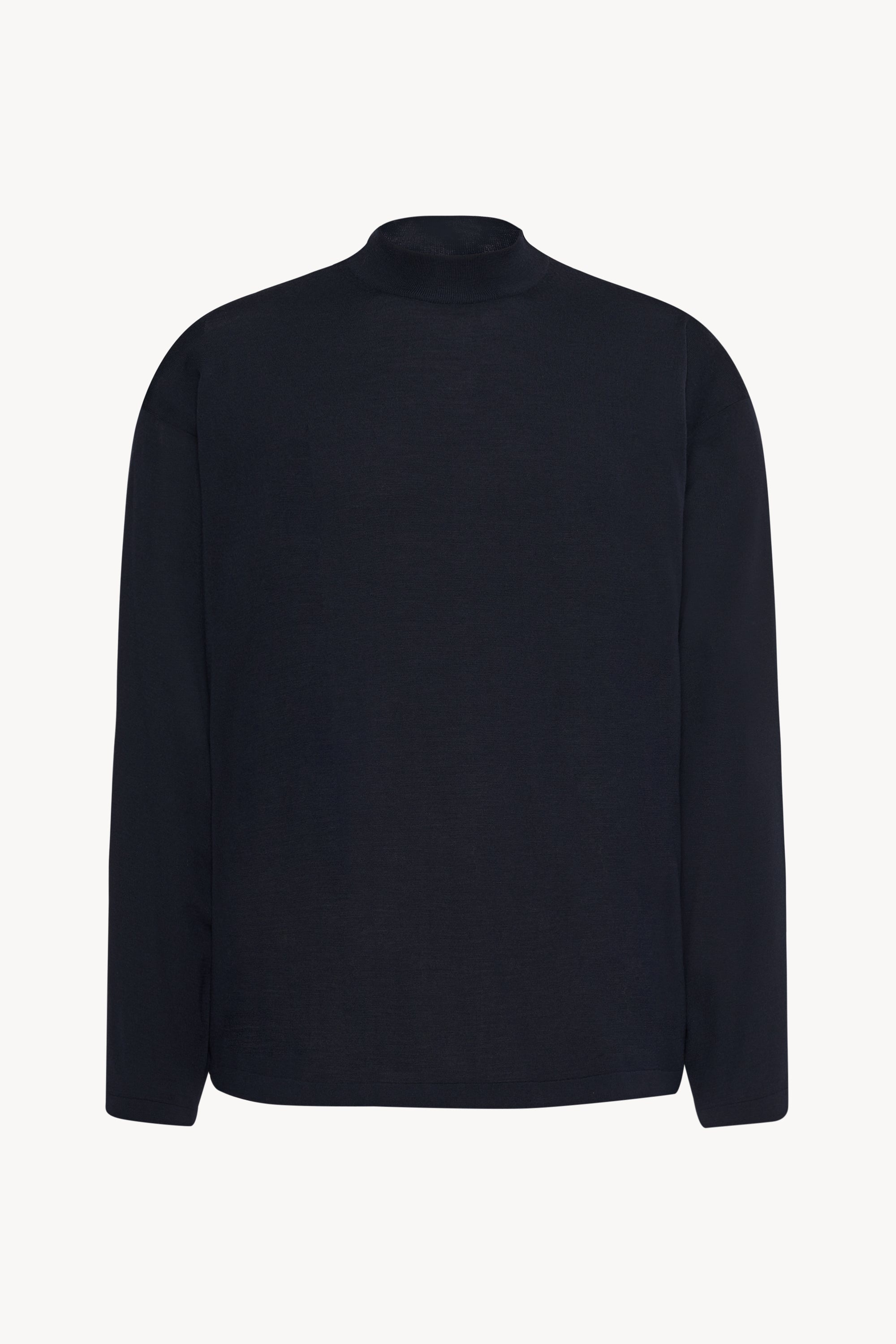 Delsie Mock Neck in Wool - 1