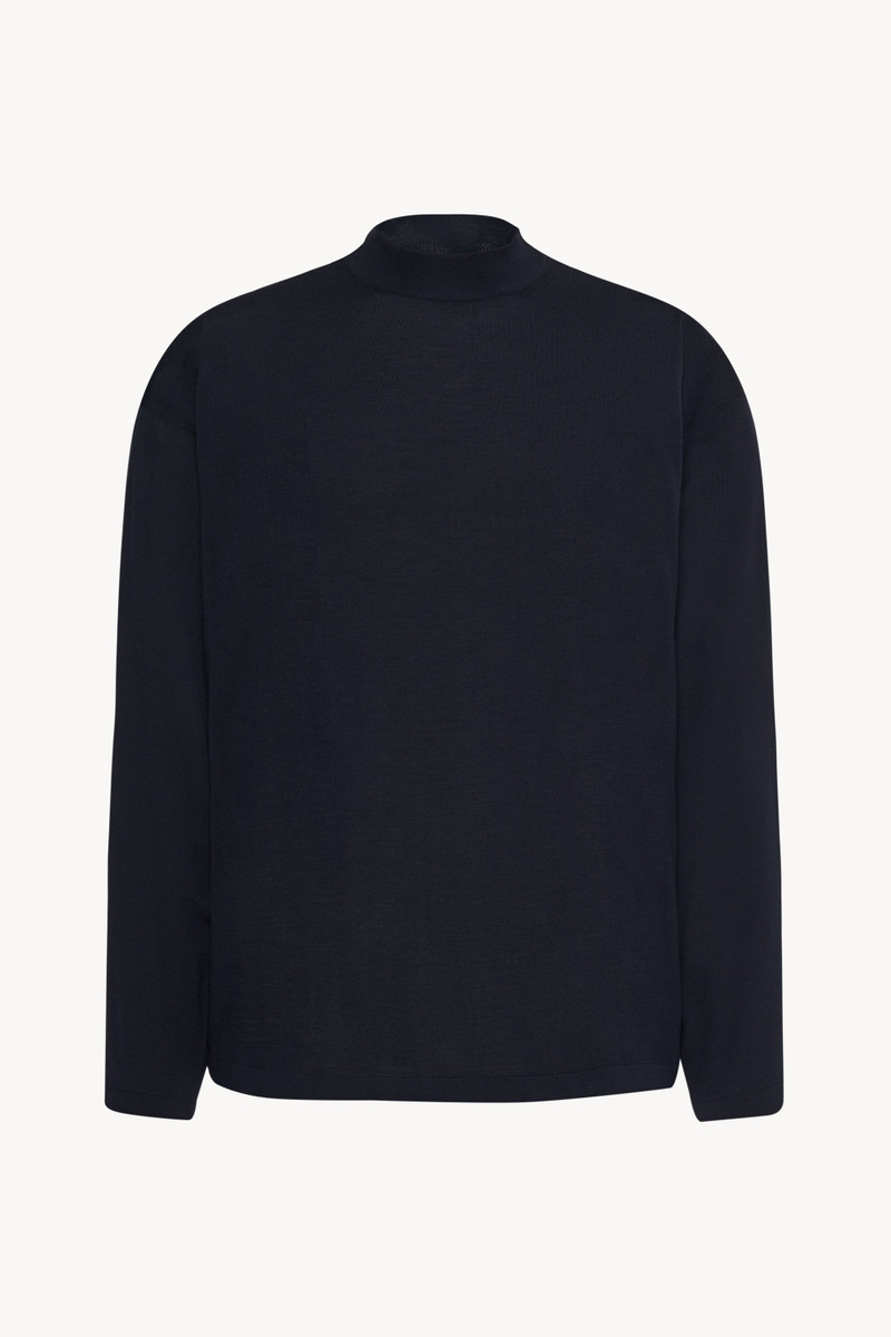 Delsie Mock Neck in Wool 1