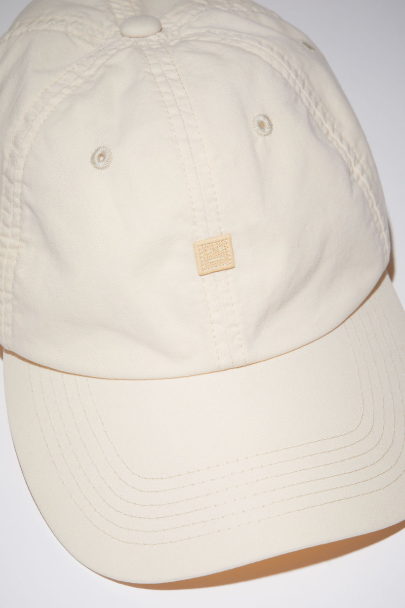 Face patch baseball cap - Cream beige 5