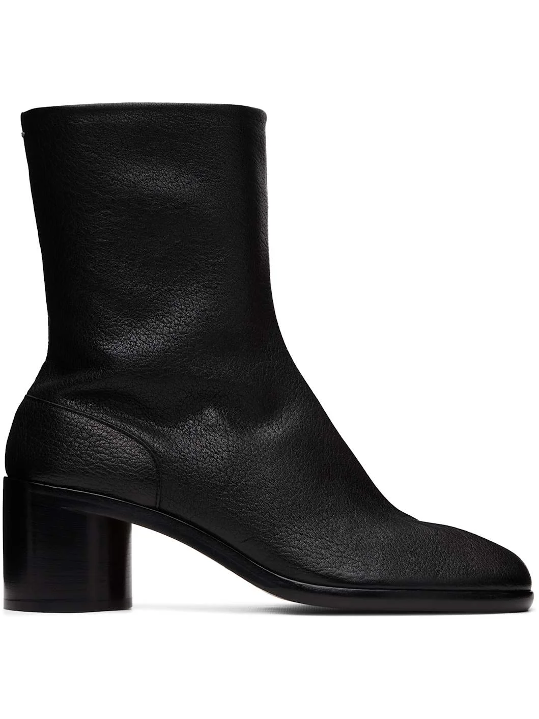 Black Tabi Ankle Boots - 1