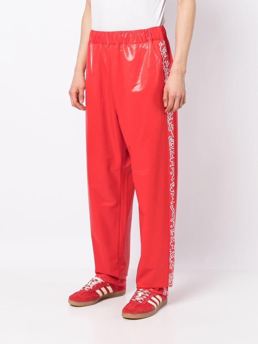 graphic-print track pants - 3
