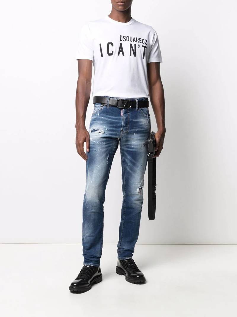 DSQUARED2 I can't logo T-shirt outlook