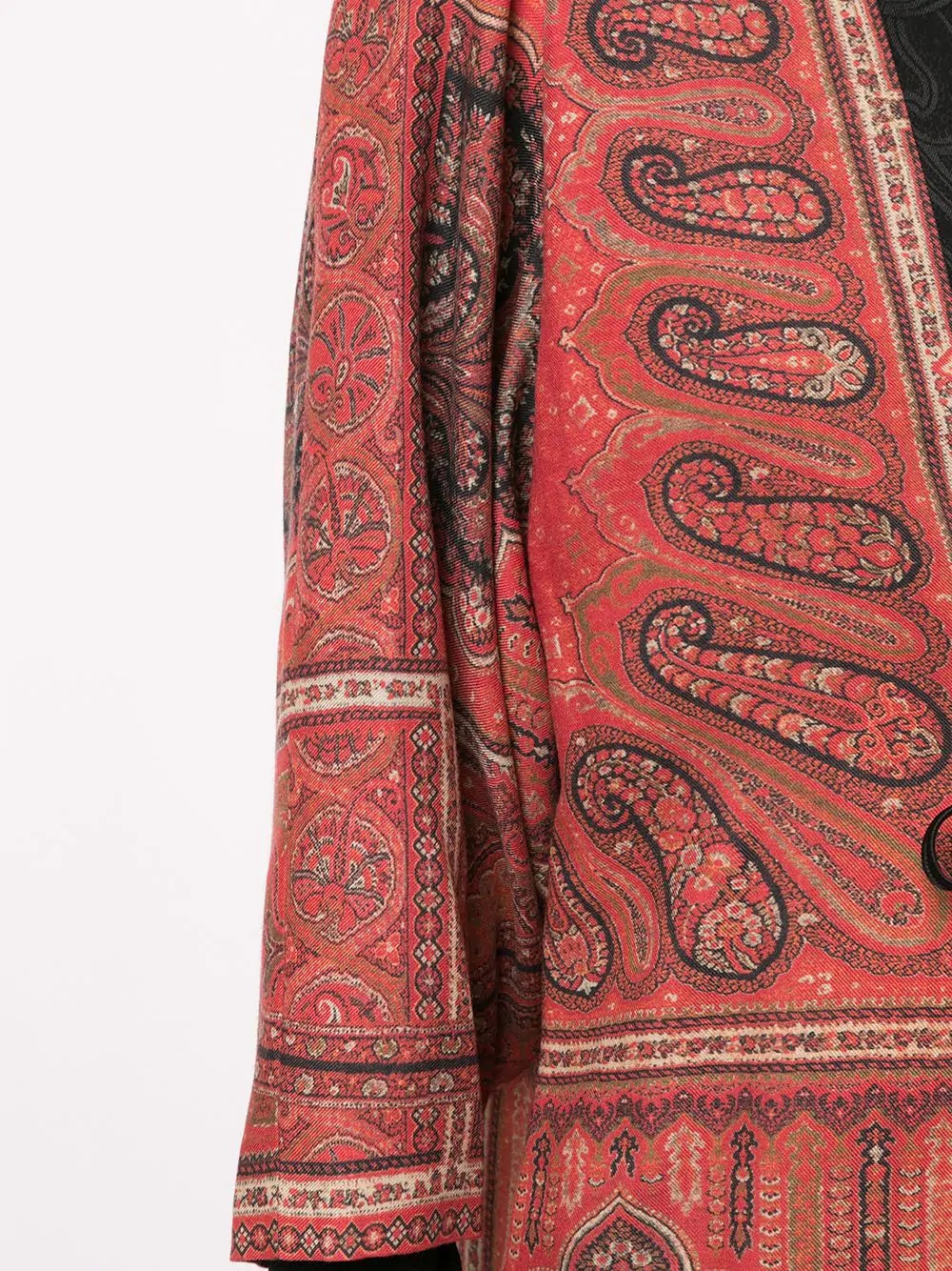 tie-fastening paisley cardigan - 5