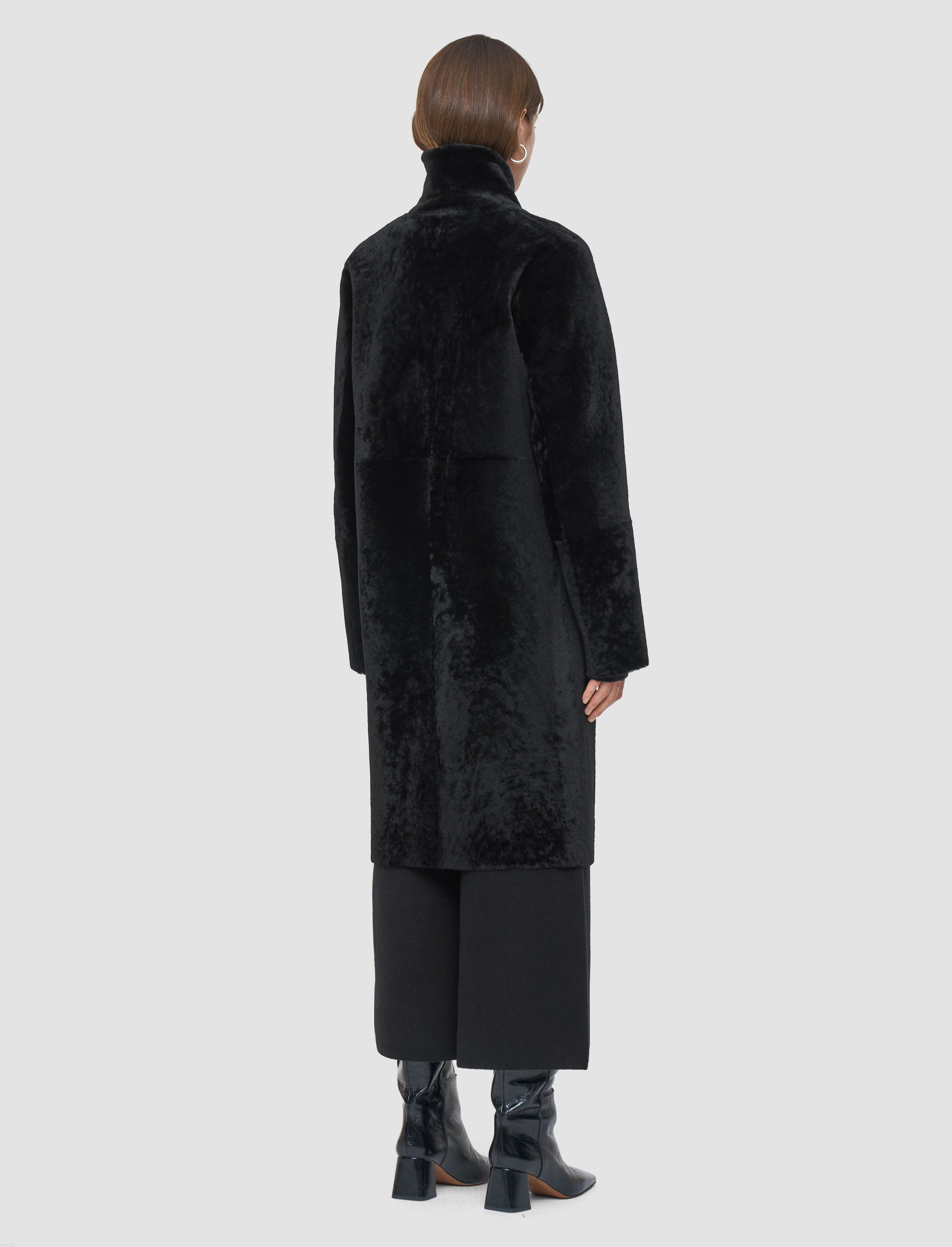Britanny Reversible Soft Shearling Coat - 4