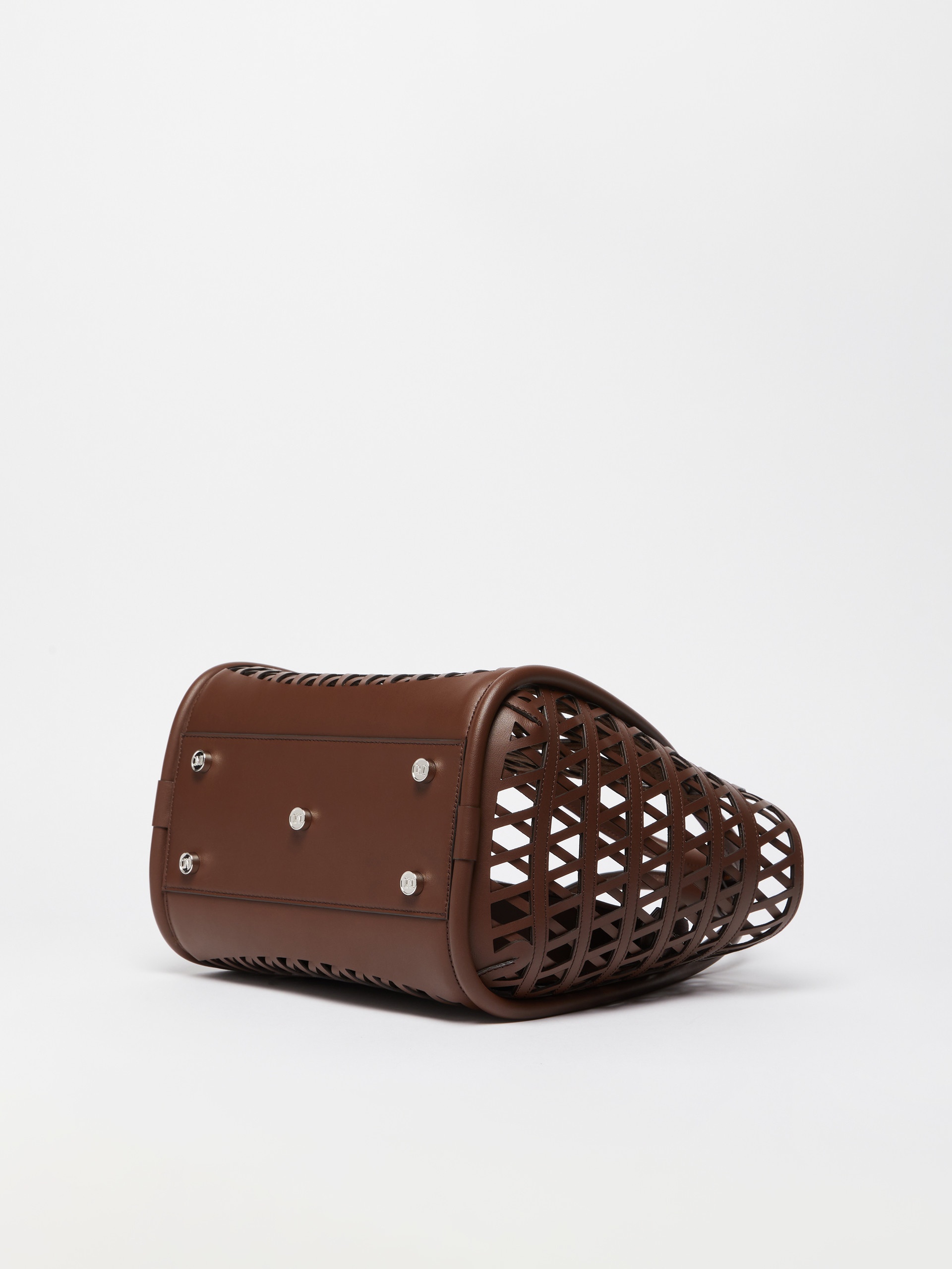 MARINESWEAVING Woven leather small Marine bag - 5