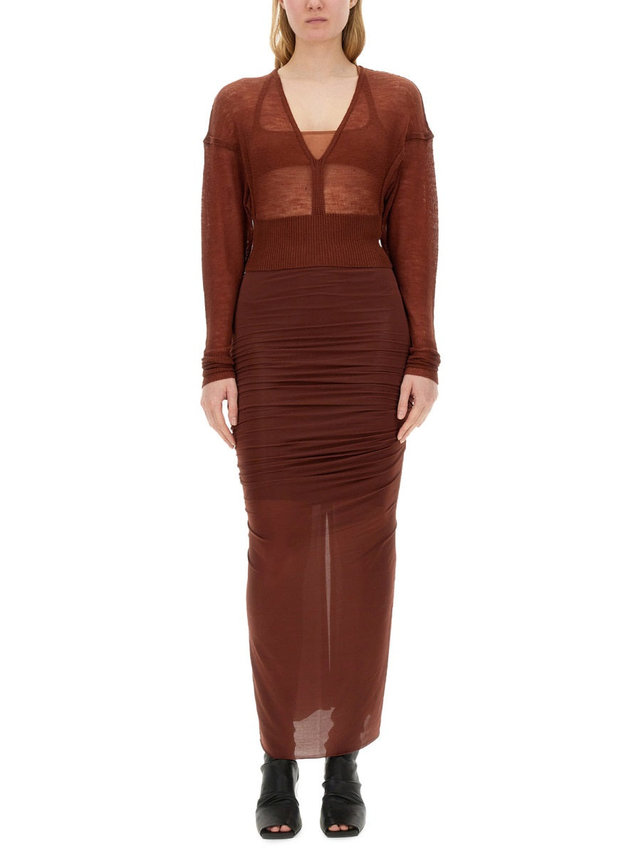 Rick Owens Women Wool Jersey. - 2