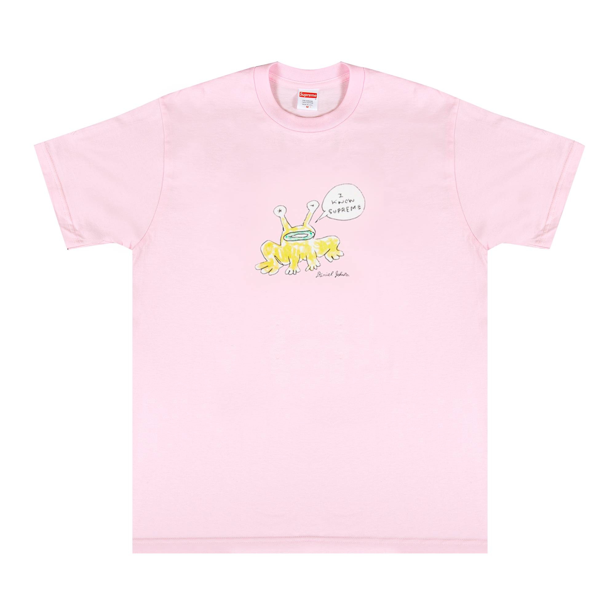 Supreme x Daniel Johnston Frog Tee 'Light Pink' - 1