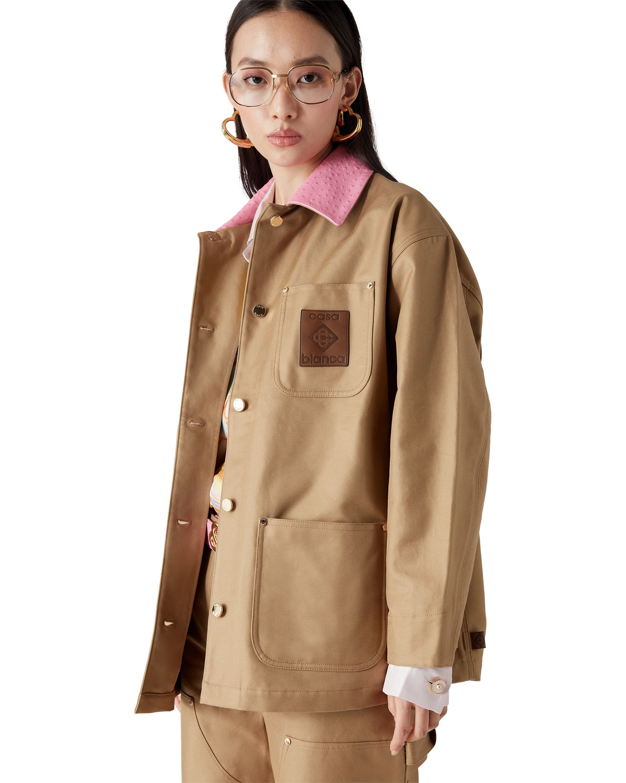 Cotton Workwear Jacket | Casablanca Paris - 4