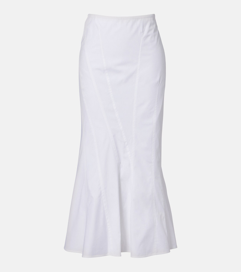 Ora cotton poplin midi skirt 1