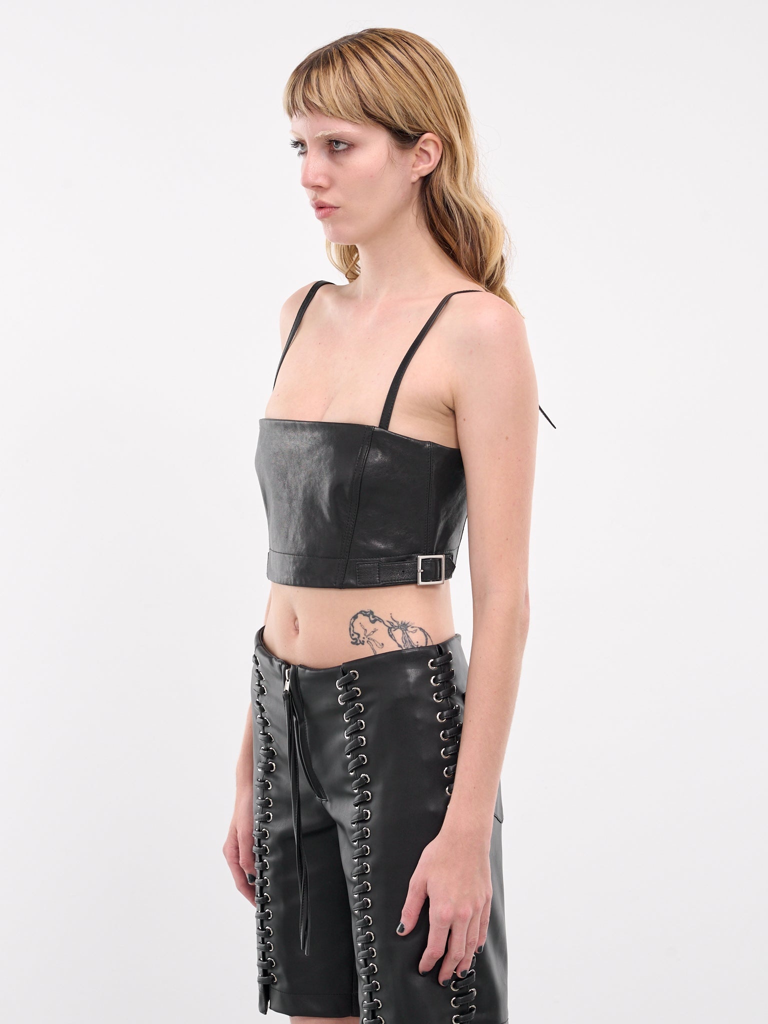 Leather Bustier Top - 2