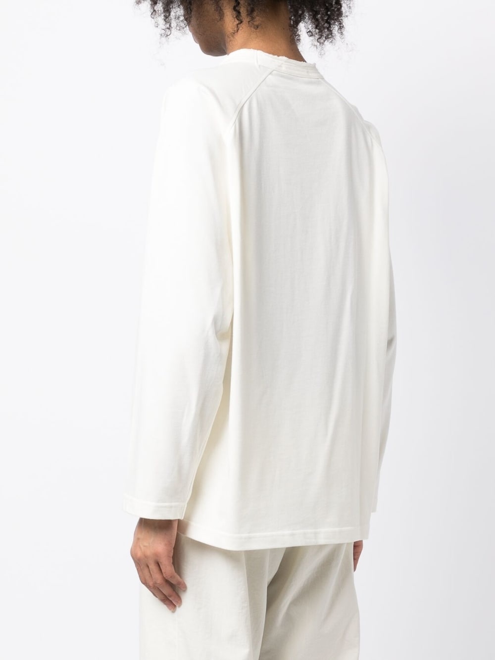 eyelet long-sleeved T-shirt - 4