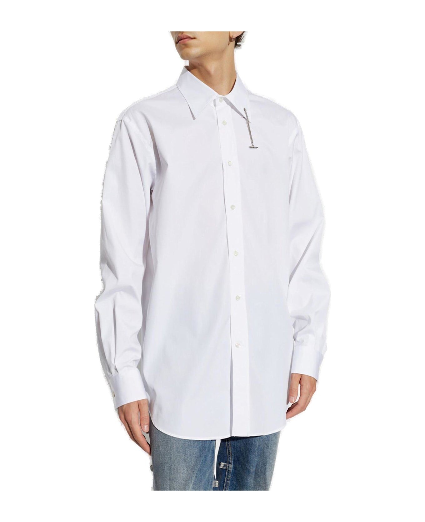 Cross-bar Chain Shirt - 2