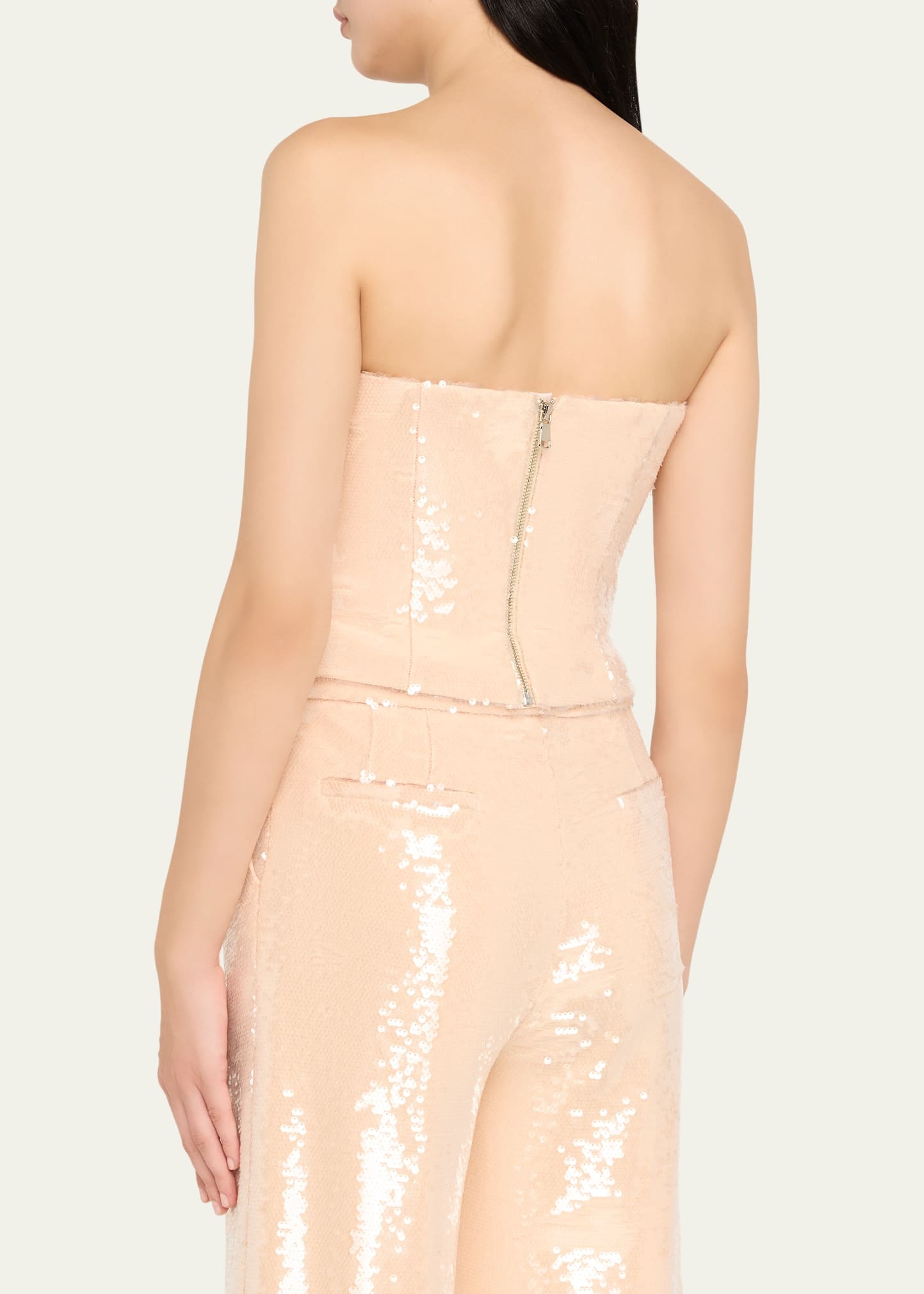 Sequin Corset Bustier Top - 3