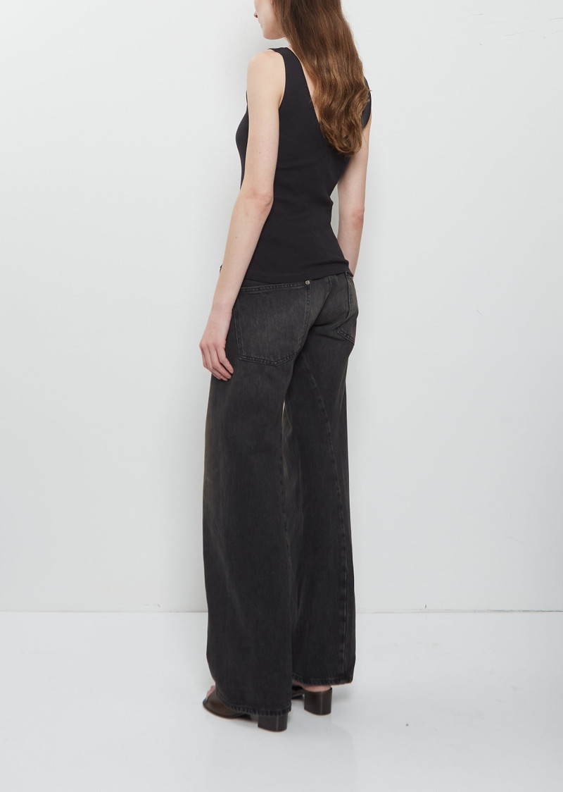 6397 Ribbed Cotton V-Tank — Jet outlook