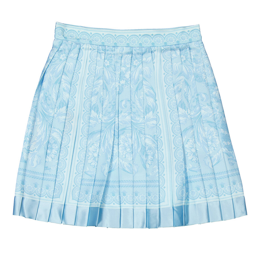 Versace Barocco Print Silk Mini Skirt - 5
