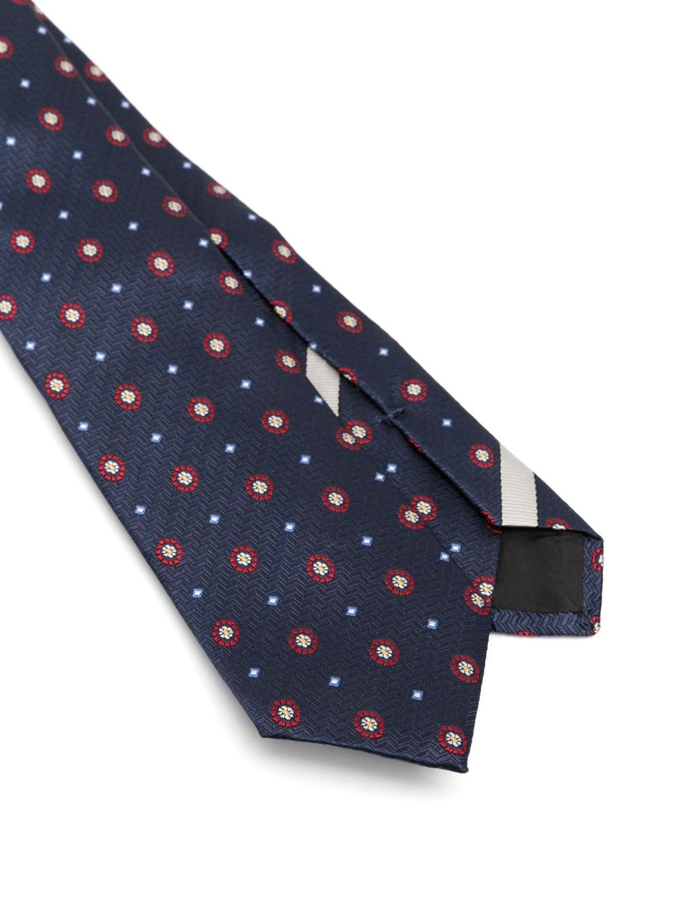 pattern-jacquard tie - 2