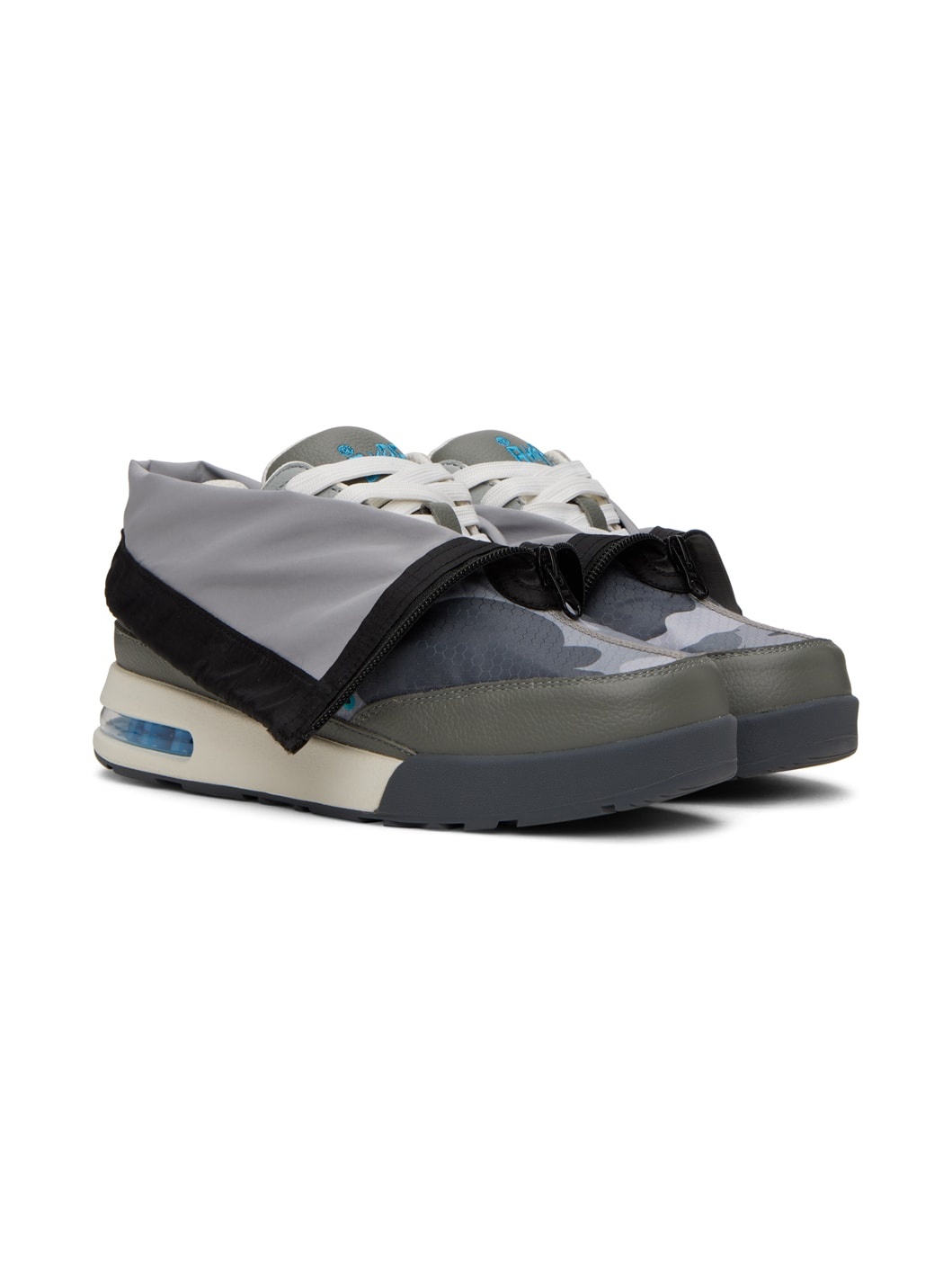 Gray Honeycomb Road STA M2 Sneakers - 4