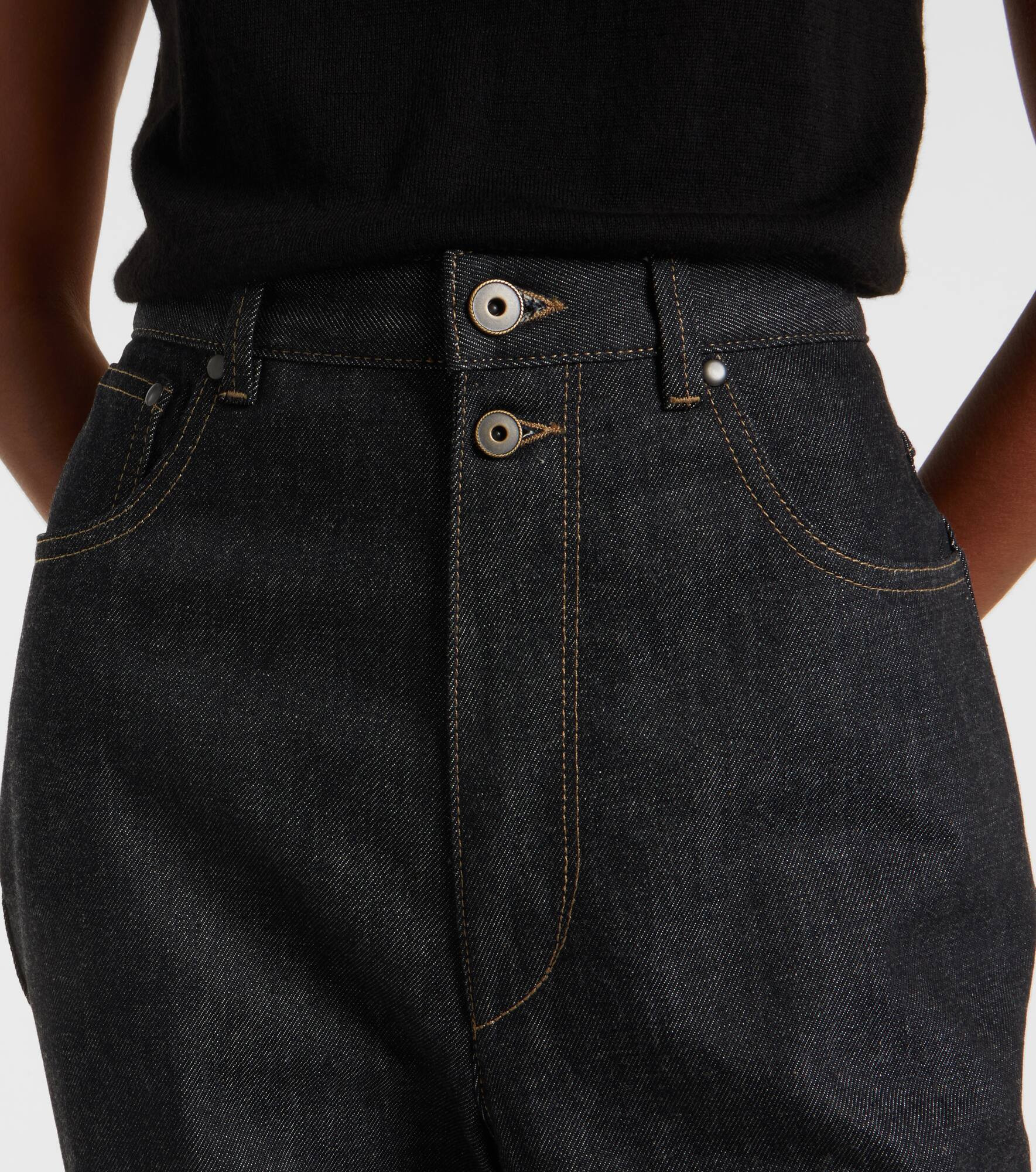 High-rise straight jeans - 4