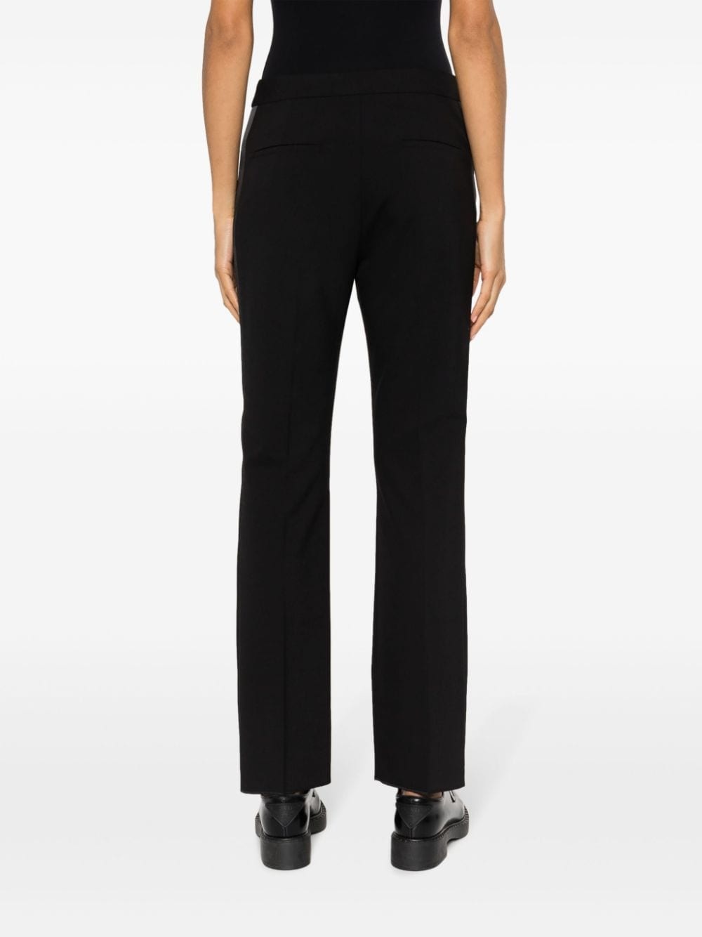 mid-rise straight-leg trousers - 4