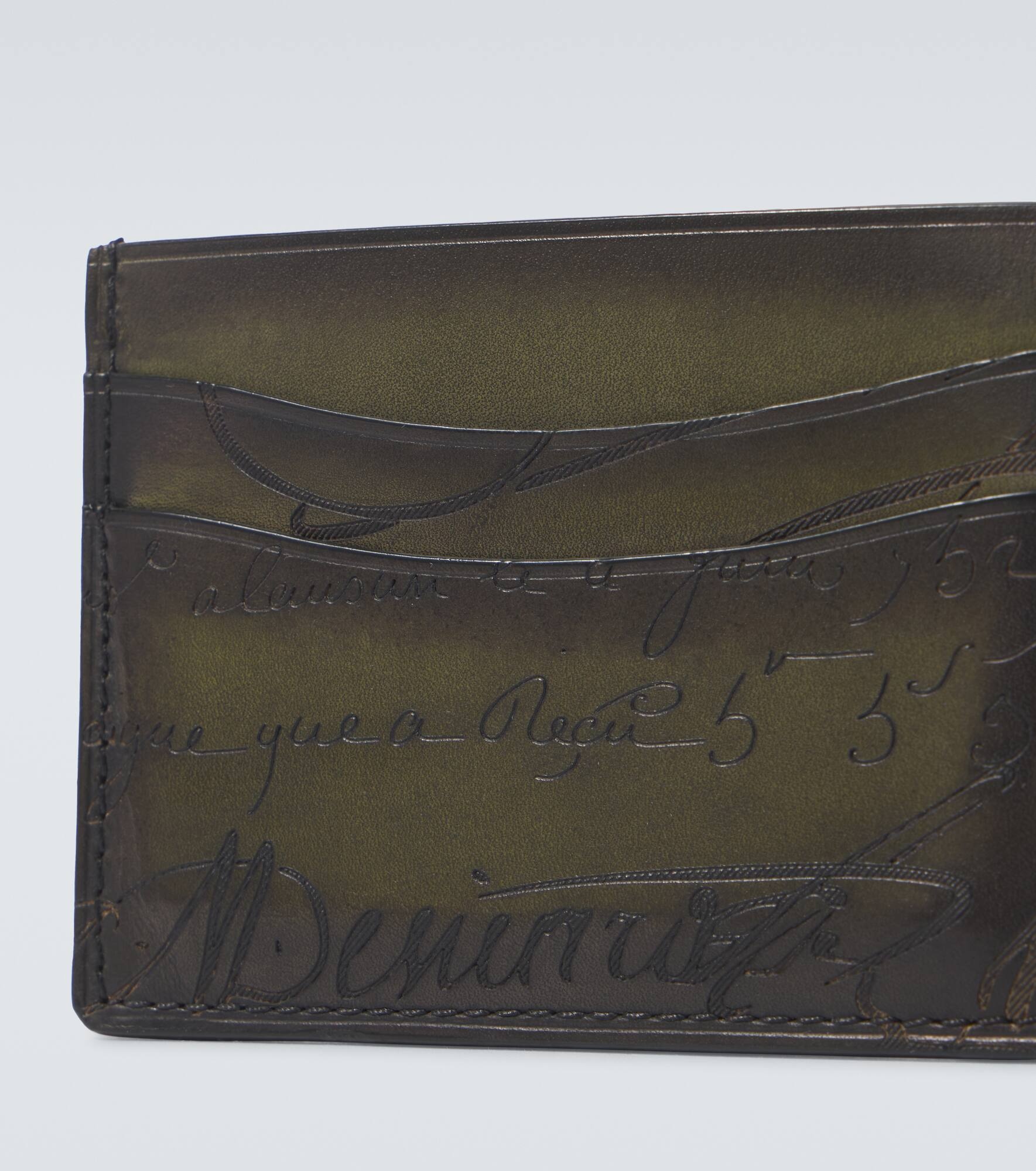 Scritto Leather card holder - 3