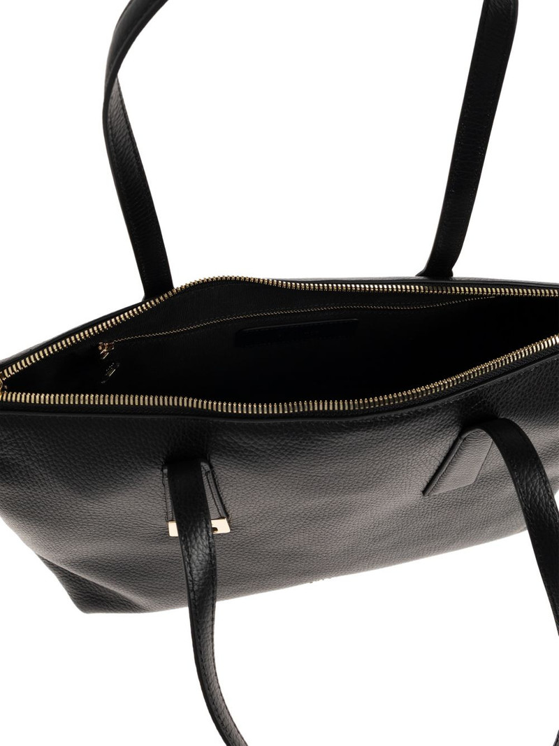 top handle leather tote bag 5