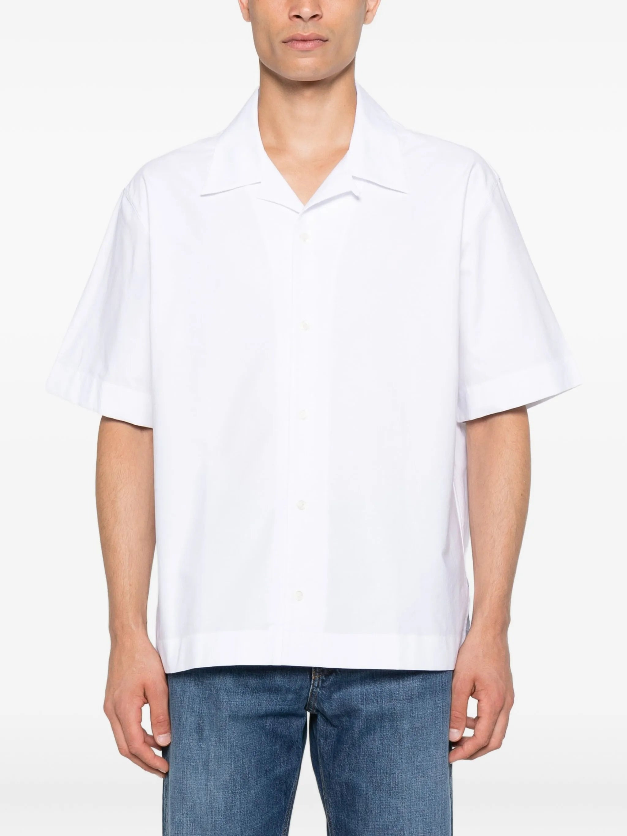 Givenchy Revere-collar Cotton Shirt - 3