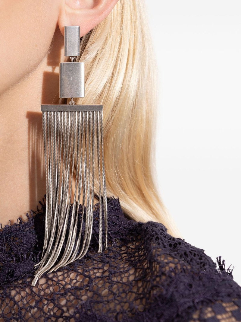 Isabel Marant square fringe earrings outlook