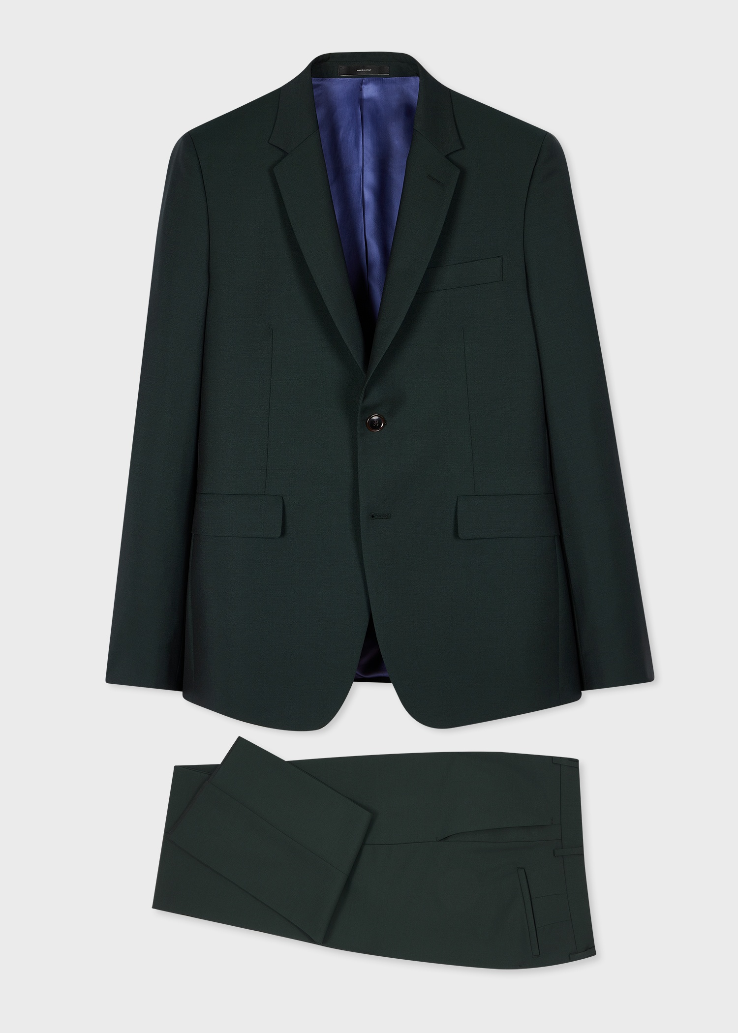 The Kensington - Slim-Fit Forest Green Wool-Mohair Suit - 1